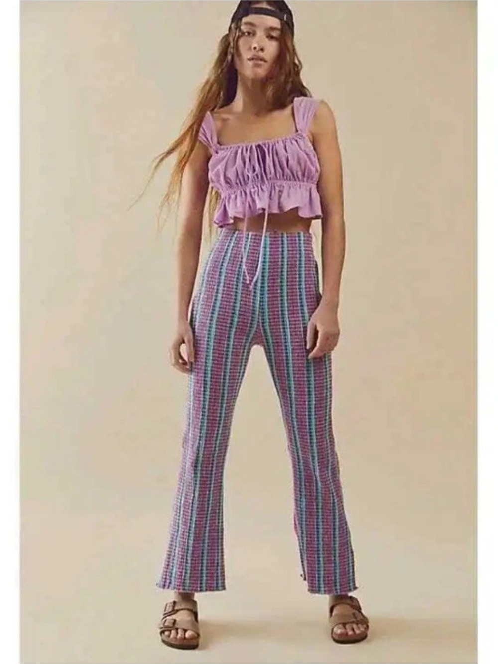 Free People Fine Line Slim Flare Pants! Size XS